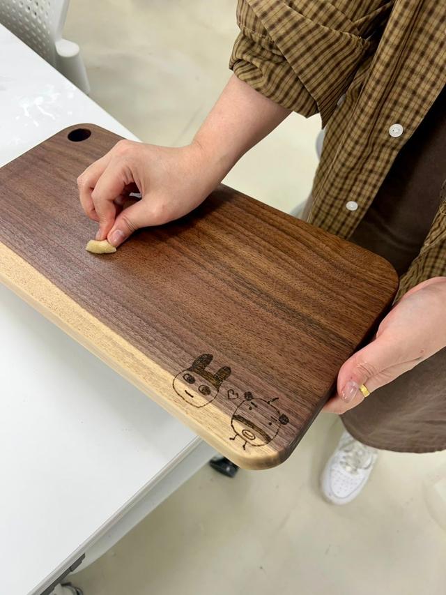 원목 도마 만들기 목공체험