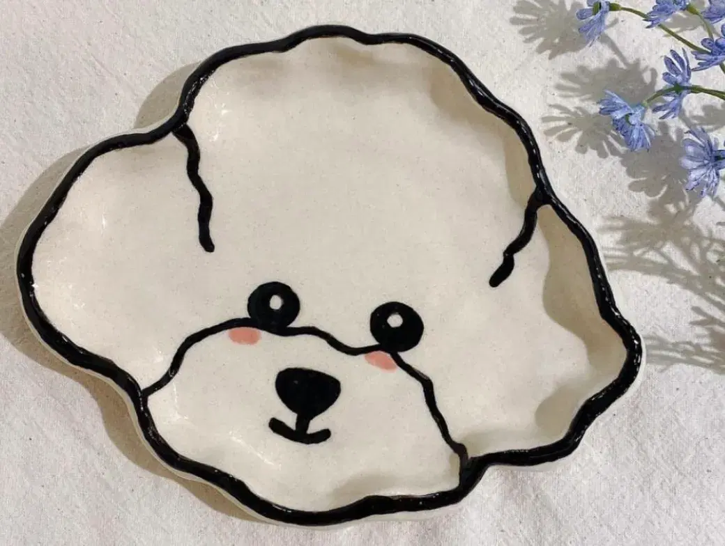 도자기, 캐릭터접시