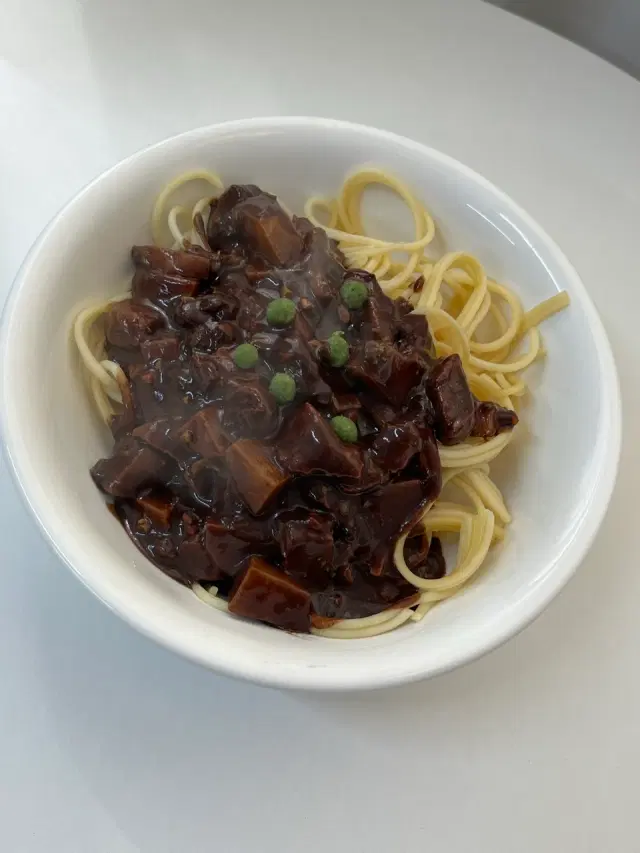강아지 짜장면 만들기
