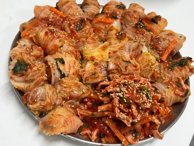 강아지 보쌈김치 만들기