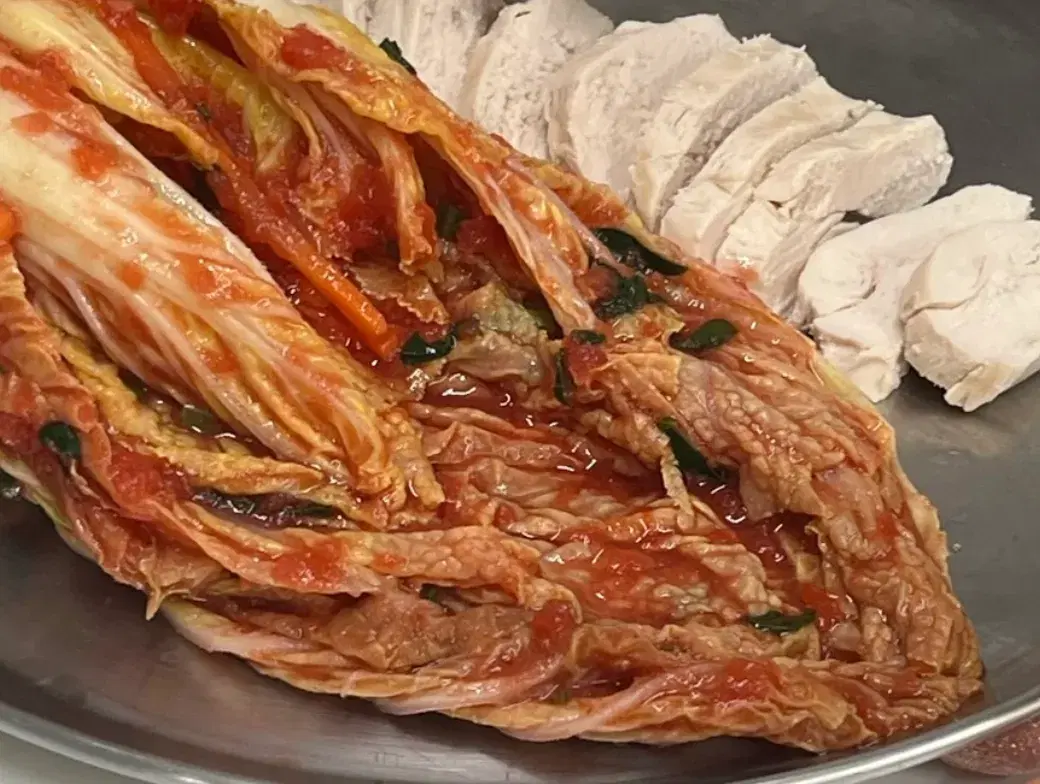 강아지 보쌈김치 만들기
