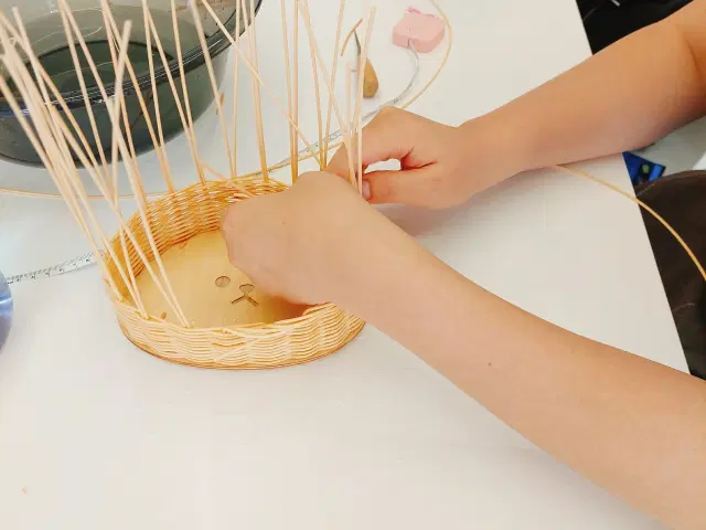 손으로엮는힐링 라탄동물바구니