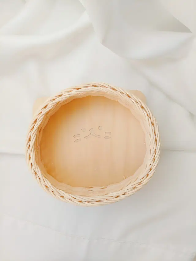 손으로엮는힐링 라탄동물바구니