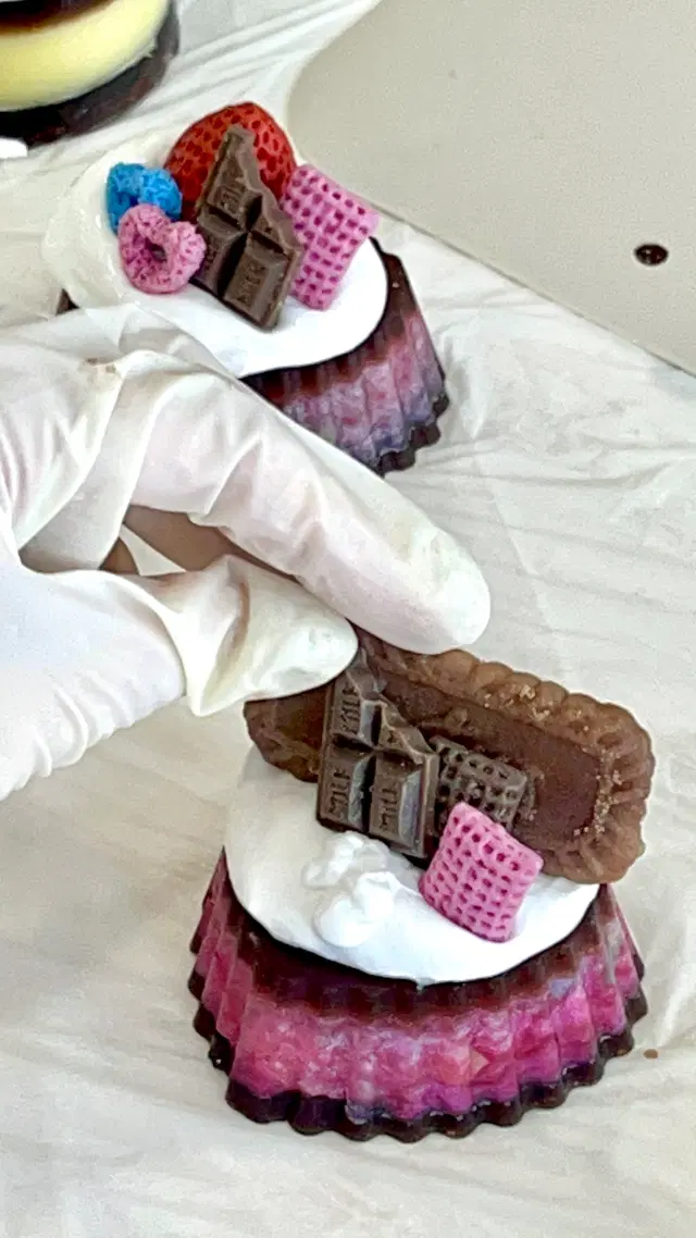 디저트 케이크 비누 만들기