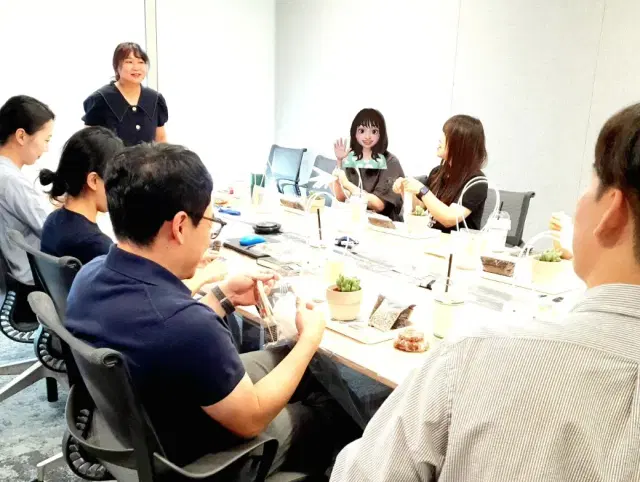 책상 위 작은 바다 테라리움