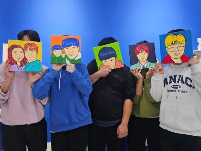 힐링 팝아트 자화상 클래스