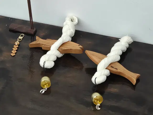 나무 액막이 명태 만들기