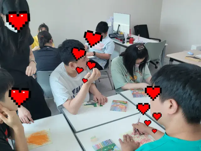 새활용 타이벡 컬러링 파우치