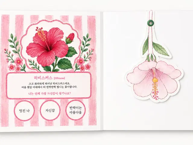여름 꽃 부케북 만들기