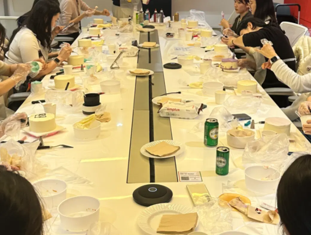 미니레터링 크림치즈케이크