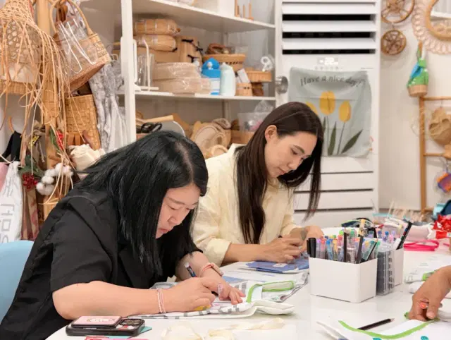 ESG 폐현수막 가방 만들기