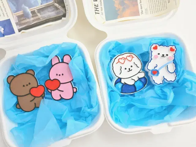 귀여운 석고방향제 색칠하기