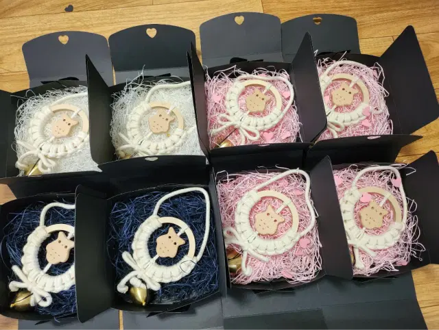 마크라메 부엉이 도어벨